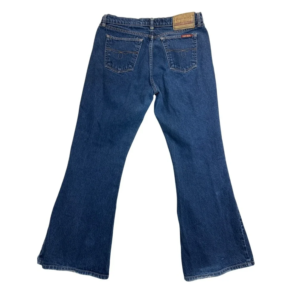 Paris Blues Originals‎ Jeans Womens Juniors 13 Blue Denim Flare Cotton